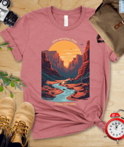 Zion National Park Shirt + Personalization